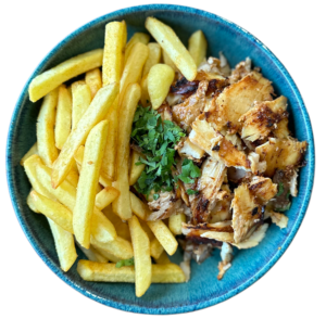 Box Shawarma Poulet et frites