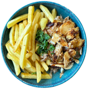 Box Shawarma Poulet et frites